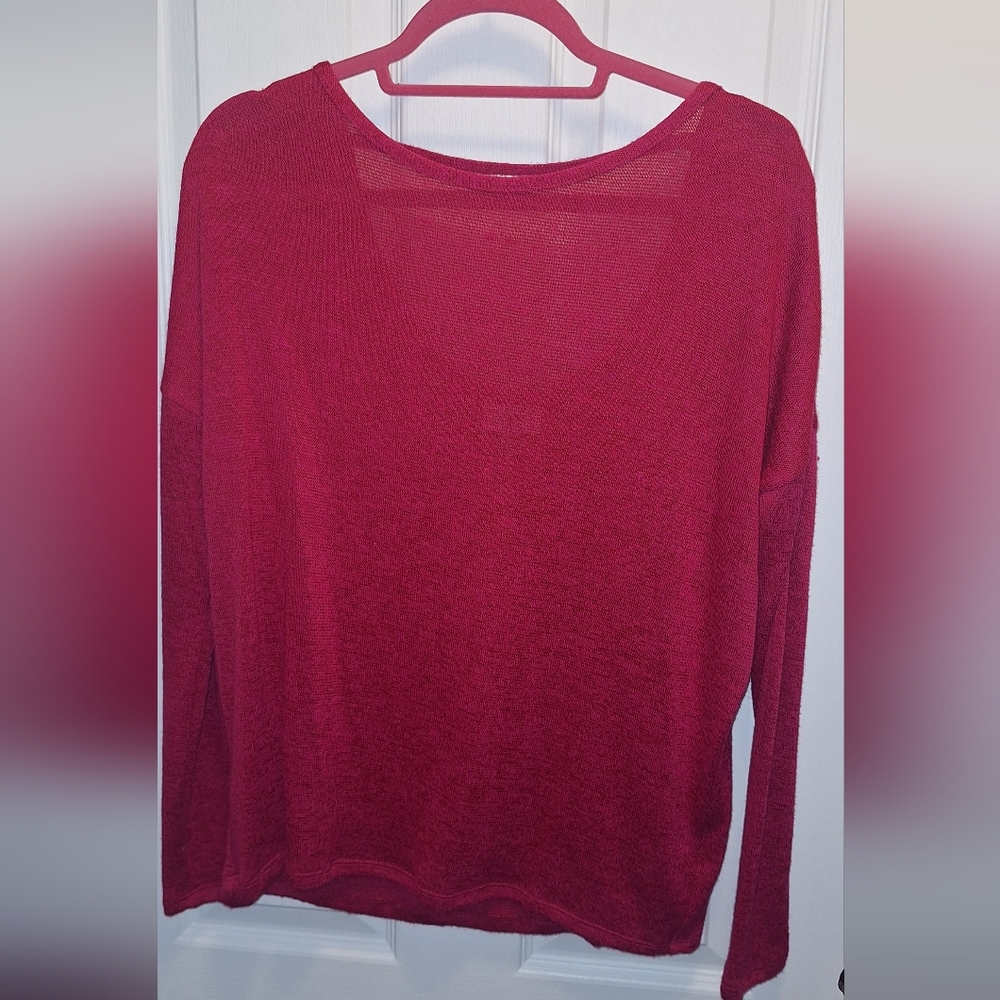Old Navy Fuschia Knit Sweater